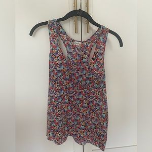 Josephine racerback silk blouse, small